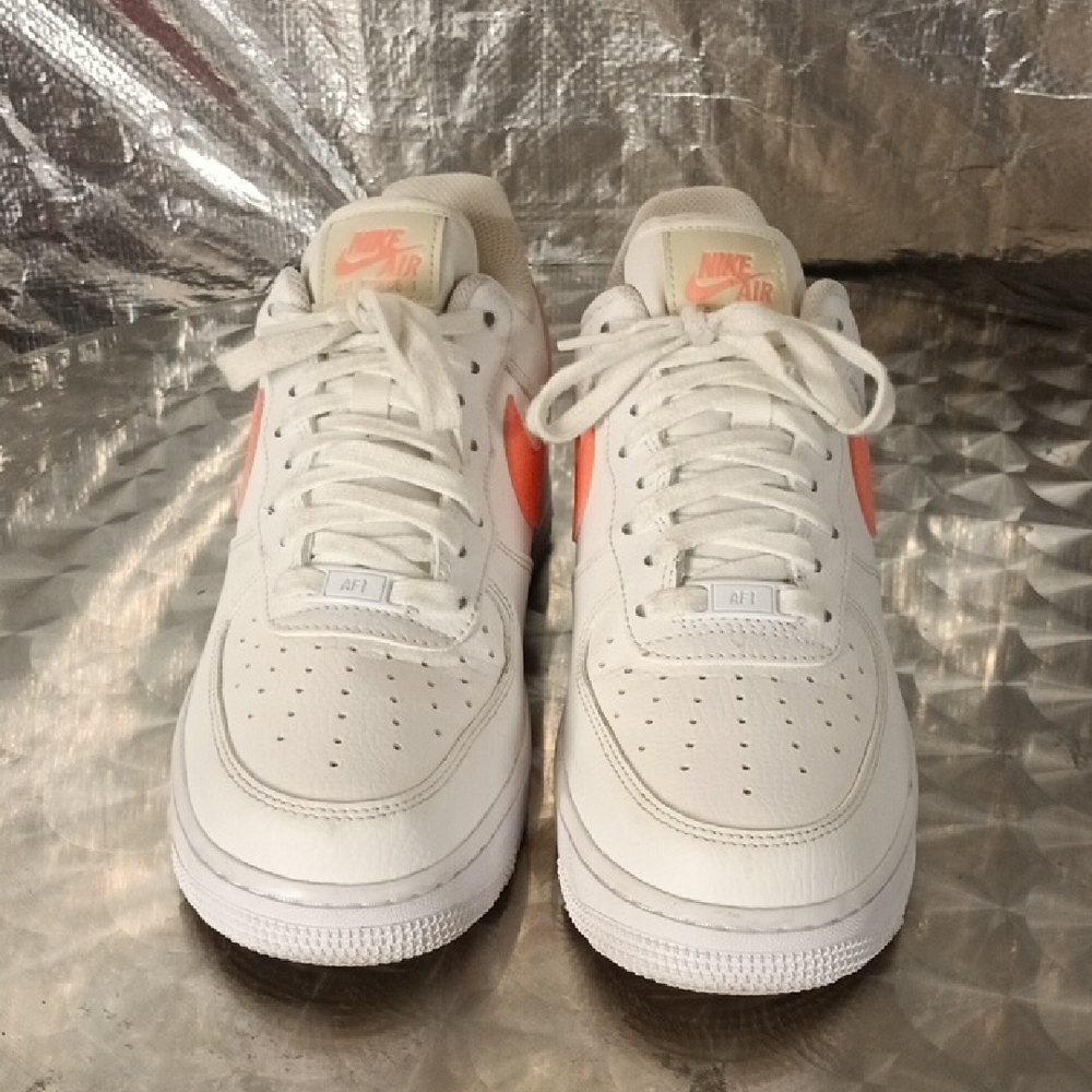 Nike Air White and Pink Sneakers